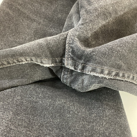 Levi's 551 Vintage 90s Jeans Womens Size 12 Medium Black Relaxed Fit Tapered Leg - Picture 8 of 13